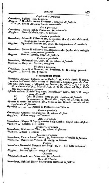 Calendario generale del Regno pel ... compilato d'ordine del Re per cura del Ministero dell'interno ...