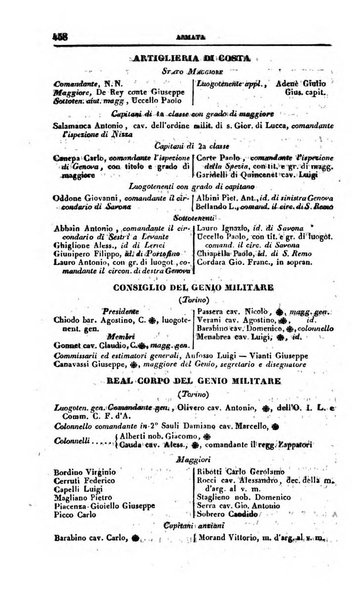 Calendario generale del Regno pel ... compilato d'ordine del Re per cura del Ministero dell'interno ...