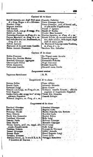 Calendario generale del Regno pel ... compilato d'ordine del Re per cura del Ministero dell'interno ...