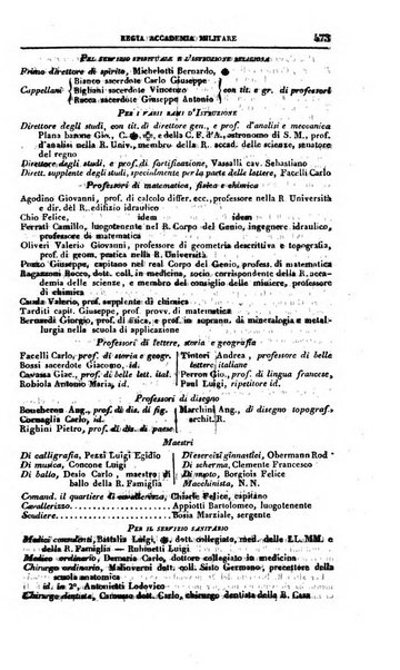 Calendario generale del Regno pel ... compilato d'ordine del Re per cura del Ministero dell'interno ...