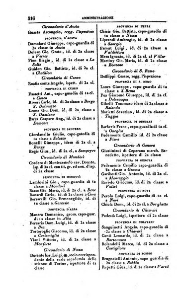 Calendario generale del Regno pel ... compilato d'ordine del Re per cura del Ministero dell'interno ...