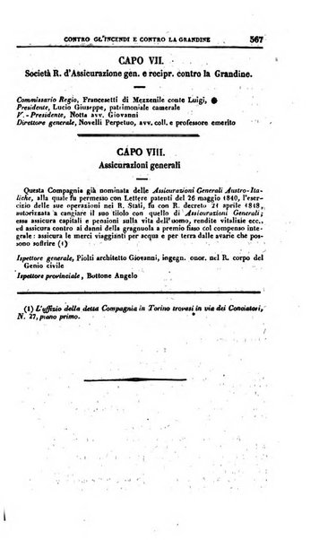 Calendario generale del Regno pel ... compilato d'ordine del Re per cura del Ministero dell'interno ...