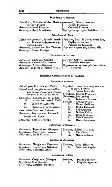 Calendario generale del Regno pel ... compilato d'ordine del Re per cura del Ministero dell'interno ...