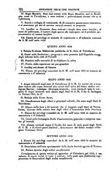 Calendario generale del Regno pel ... compilato d'ordine del Re per cura del Ministero dell'interno ...