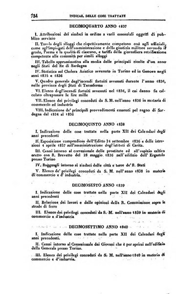 Calendario generale del Regno pel ... compilato d'ordine del Re per cura del Ministero dell'interno ...