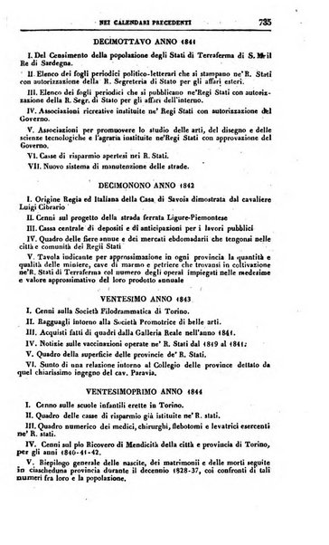 Calendario generale del Regno pel ... compilato d'ordine del Re per cura del Ministero dell'interno ...