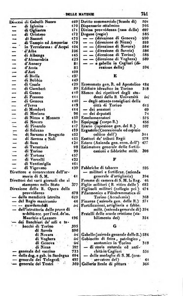 Calendario generale del Regno pel ... compilato d'ordine del Re per cura del Ministero dell'interno ...