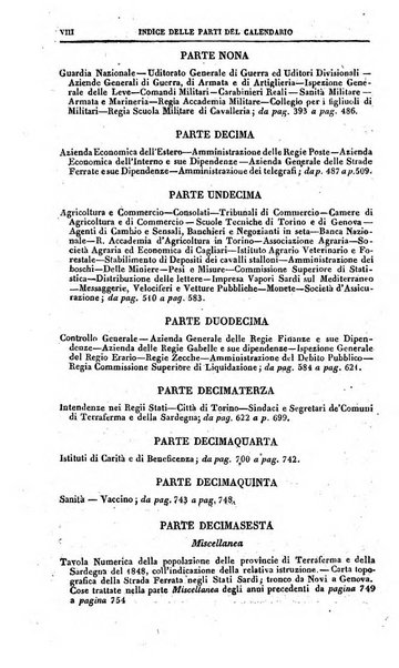 Calendario generale del Regno pel ... compilato d'ordine del Re per cura del Ministero dell'interno ...