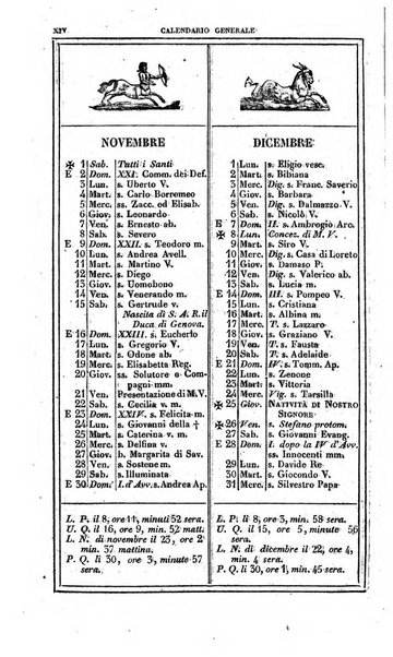 Calendario generale del Regno pel ... compilato d'ordine del Re per cura del Ministero dell'interno ...