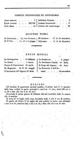 Calendario generale del Regno pel ... compilato d'ordine del Re per cura del Ministero dell'interno ...