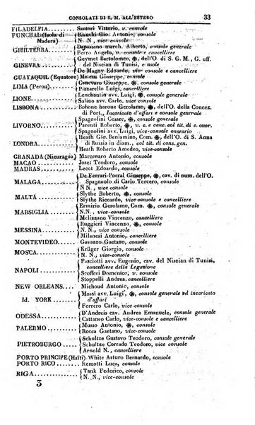 Calendario generale del Regno pel ... compilato d'ordine del Re per cura del Ministero dell'interno ...