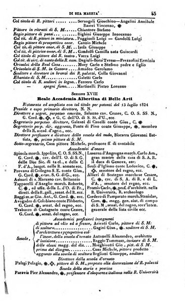 Calendario generale del Regno pel ... compilato d'ordine del Re per cura del Ministero dell'interno ...