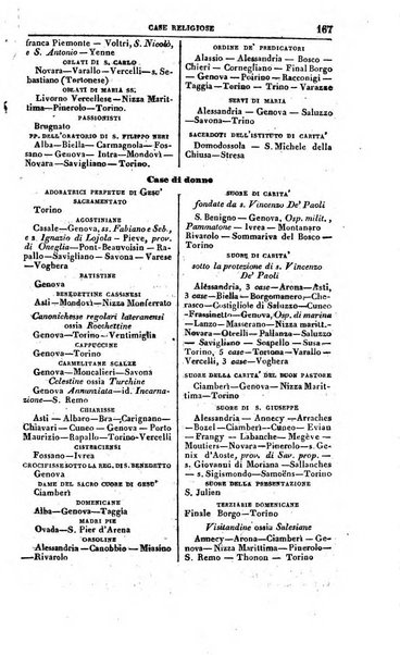 Calendario generale del Regno pel ... compilato d'ordine del Re per cura del Ministero dell'interno ...