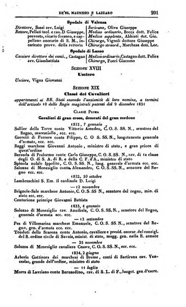 Calendario generale del Regno pel ... compilato d'ordine del Re per cura del Ministero dell'interno ...