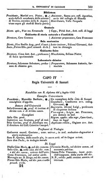 Calendario generale del Regno pel ... compilato d'ordine del Re per cura del Ministero dell'interno ...