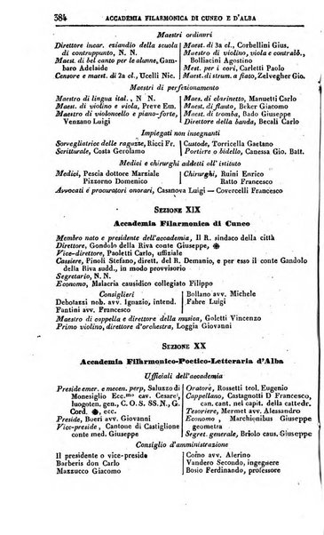 Calendario generale del Regno pel ... compilato d'ordine del Re per cura del Ministero dell'interno ...