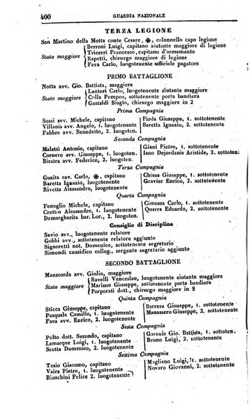 Calendario generale del Regno pel ... compilato d'ordine del Re per cura del Ministero dell'interno ...