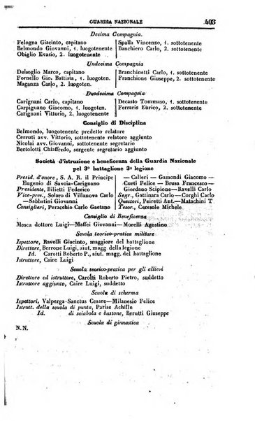 Calendario generale del Regno pel ... compilato d'ordine del Re per cura del Ministero dell'interno ...