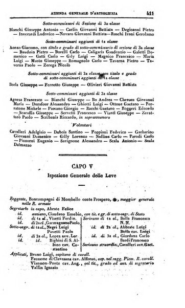 Calendario generale del Regno pel ... compilato d'ordine del Re per cura del Ministero dell'interno ...