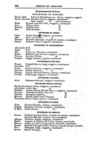 Calendario generale del Regno pel ... compilato d'ordine del Re per cura del Ministero dell'interno ...