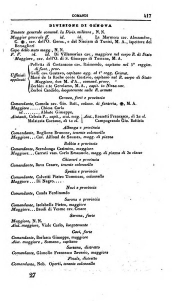 Calendario generale del Regno pel ... compilato d'ordine del Re per cura del Ministero dell'interno ...