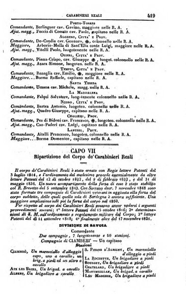 Calendario generale del Regno pel ... compilato d'ordine del Re per cura del Ministero dell'interno ...