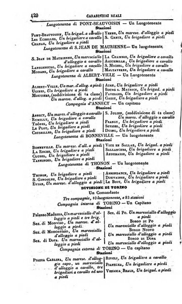 Calendario generale del Regno pel ... compilato d'ordine del Re per cura del Ministero dell'interno ...