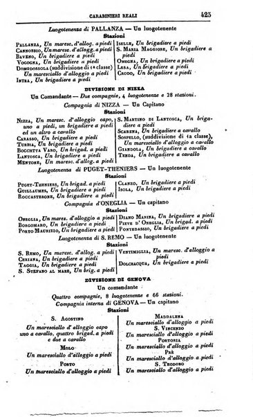 Calendario generale del Regno pel ... compilato d'ordine del Re per cura del Ministero dell'interno ...