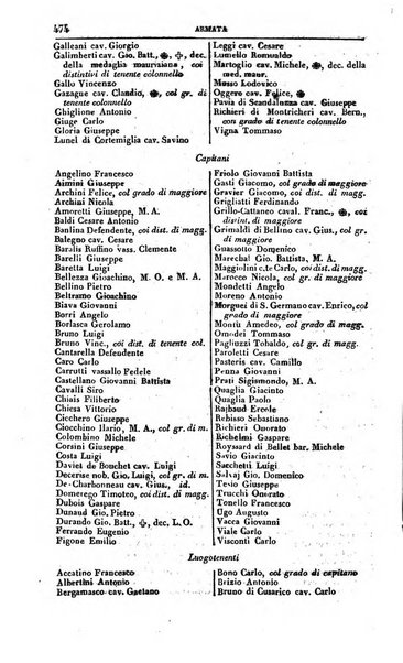 Calendario generale del Regno pel ... compilato d'ordine del Re per cura del Ministero dell'interno ...