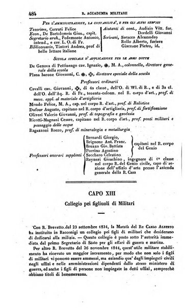 Calendario generale del Regno pel ... compilato d'ordine del Re per cura del Ministero dell'interno ...