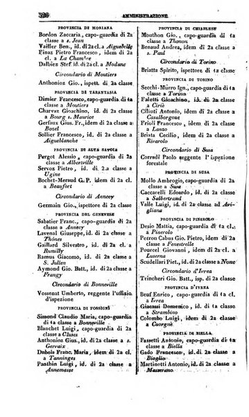 Calendario generale del Regno pel ... compilato d'ordine del Re per cura del Ministero dell'interno ...