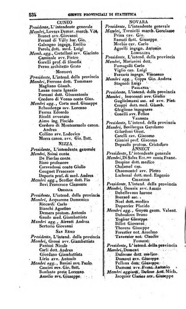 Calendario generale del Regno pel ... compilato d'ordine del Re per cura del Ministero dell'interno ...