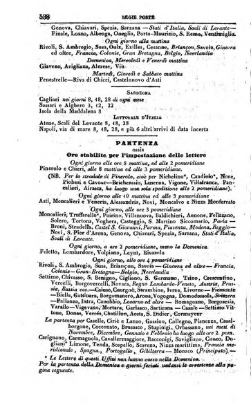 Calendario generale del Regno pel ... compilato d'ordine del Re per cura del Ministero dell'interno ...