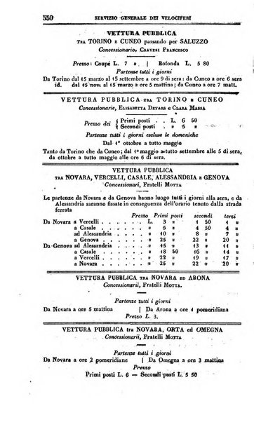 Calendario generale del Regno pel ... compilato d'ordine del Re per cura del Ministero dell'interno ...