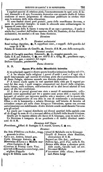 Calendario generale del Regno pel ... compilato d'ordine del Re per cura del Ministero dell'interno ...