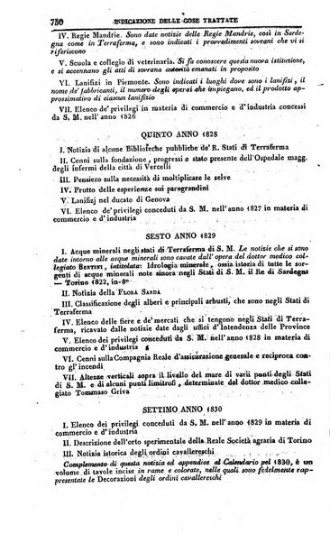 Calendario generale del Regno pel ... compilato d'ordine del Re per cura del Ministero dell'interno ...