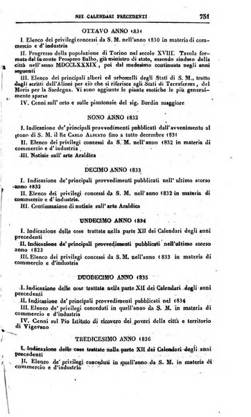 Calendario generale del Regno pel ... compilato d'ordine del Re per cura del Ministero dell'interno ...