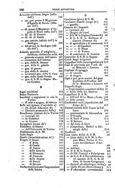 Calendario generale del Regno pel ... compilato d'ordine del Re per cura del Ministero dell'interno ...