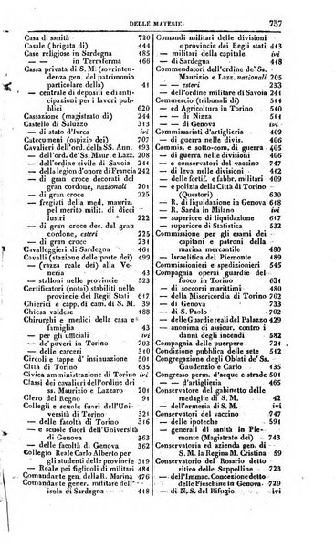 Calendario generale del Regno pel ... compilato d'ordine del Re per cura del Ministero dell'interno ...