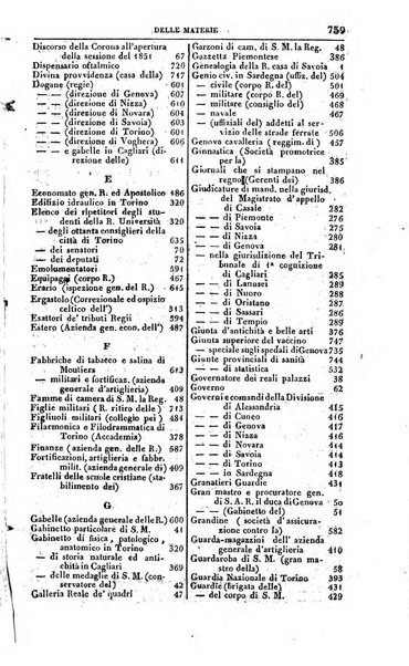 Calendario generale del Regno pel ... compilato d'ordine del Re per cura del Ministero dell'interno ...