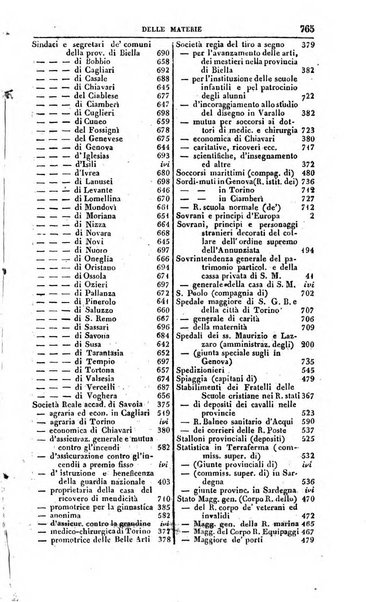 Calendario generale del Regno pel ... compilato d'ordine del Re per cura del Ministero dell'interno ...