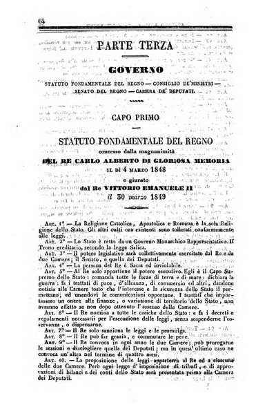 Calendario generale del Regno pel ... compilato d'ordine del Re per cura del Ministero dell'interno ...