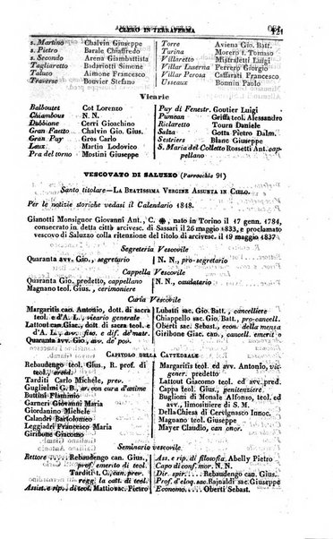 Calendario generale del Regno pel ... compilato d'ordine del Re per cura del Ministero dell'interno ...