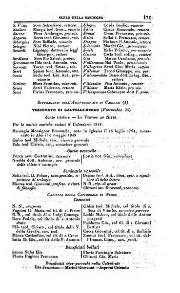 Calendario generale del Regno pel ... compilato d'ordine del Re per cura del Ministero dell'interno ...