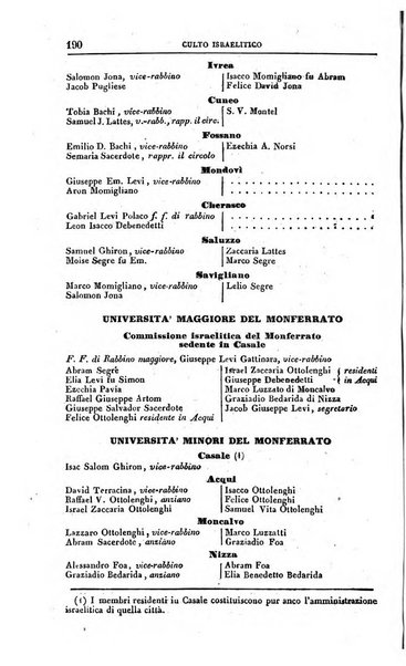 Calendario generale del Regno pel ... compilato d'ordine del Re per cura del Ministero dell'interno ...