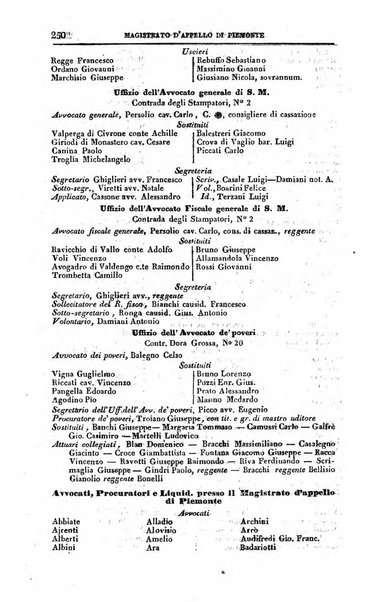 Calendario generale del Regno pel ... compilato d'ordine del Re per cura del Ministero dell'interno ...