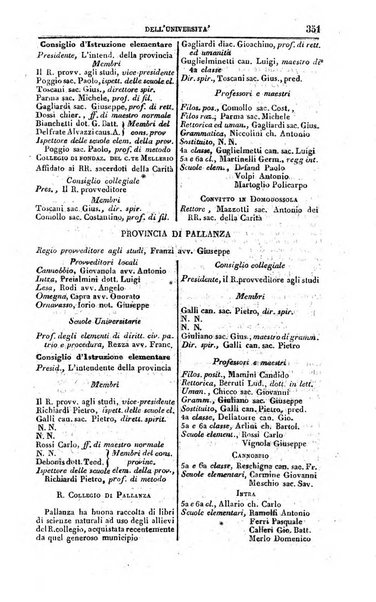 Calendario generale del Regno pel ... compilato d'ordine del Re per cura del Ministero dell'interno ...