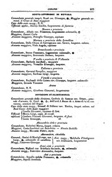 Calendario generale del Regno pel ... compilato d'ordine del Re per cura del Ministero dell'interno ...