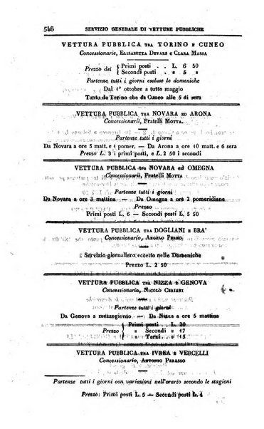 Calendario generale del Regno pel ... compilato d'ordine del Re per cura del Ministero dell'interno ...