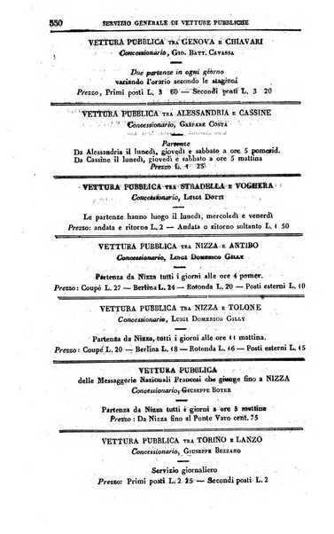 Calendario generale del Regno pel ... compilato d'ordine del Re per cura del Ministero dell'interno ...